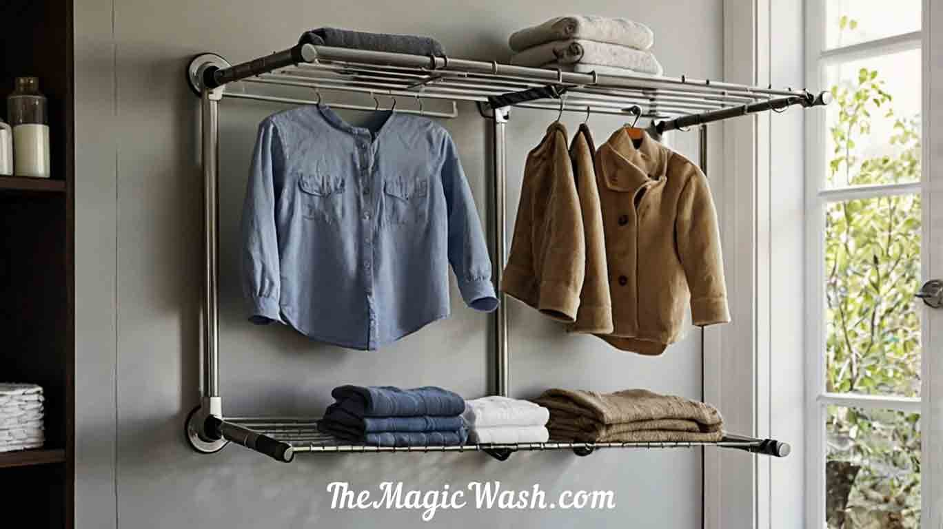Wall-Mounted Drying Rack