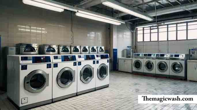 Washateria With Washing Machines